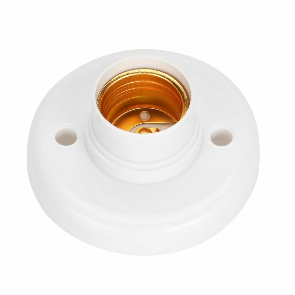 1-20Pack Light Bulb Pendant E27 Lamp Round Fixing Base Holder Screw Cap Socket