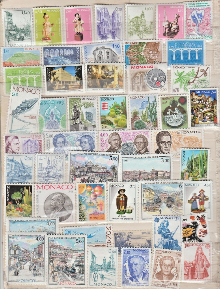 Monaco 50 stamps postage