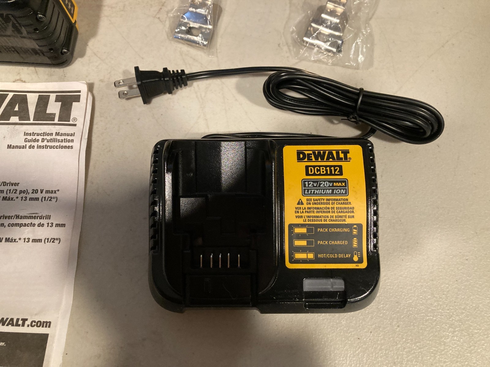 DeWalt 20V Max XR Brushless 2-Tool Combo Kit DCD800 DCF850 (2) 4Ah Batts w/Bag