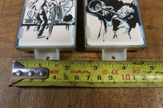 Seeburg 161 201 222 Jukebox Pricing Panel Holders / Backing