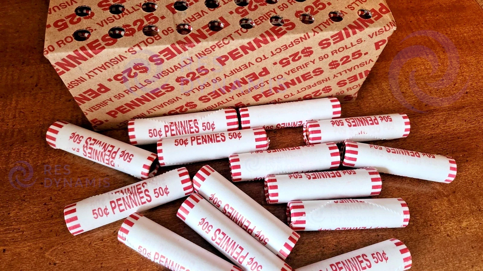 🔥 BANK SEALED Penny Roll – 1 Full Roll (50 Pennies) UNSEARCHED From Bank‼️