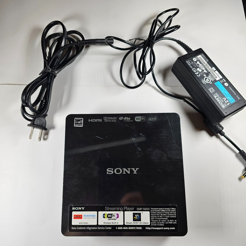 Sony Streaming Player SMP-N200 with AC Adapter
