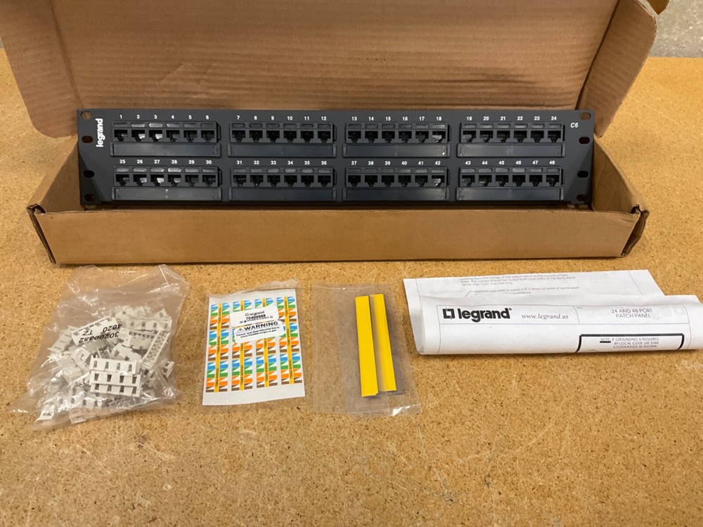 Legrand 48 Port Cat6 110 Type Patch Panel 37200 #2