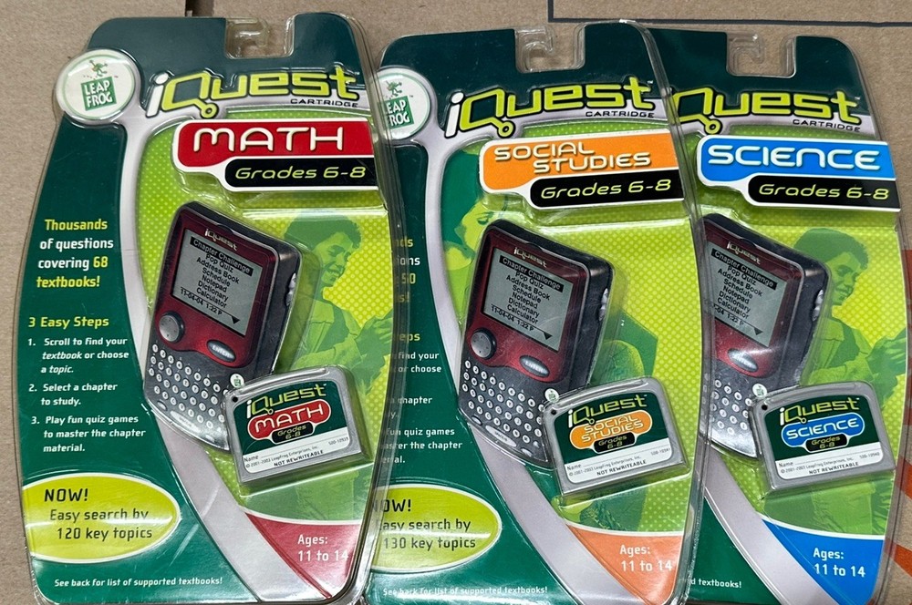 Leap Frog Quest Grades 6-8 Math Social Studies Science