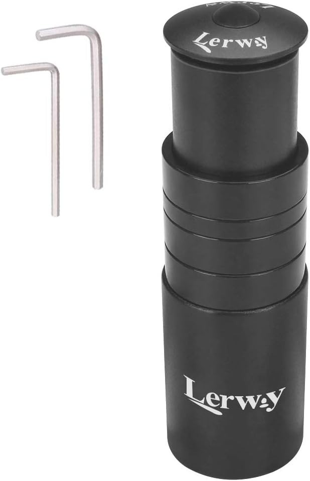 Black Bike Stem Riser Extender with Height Spacers - Customize Your Ride