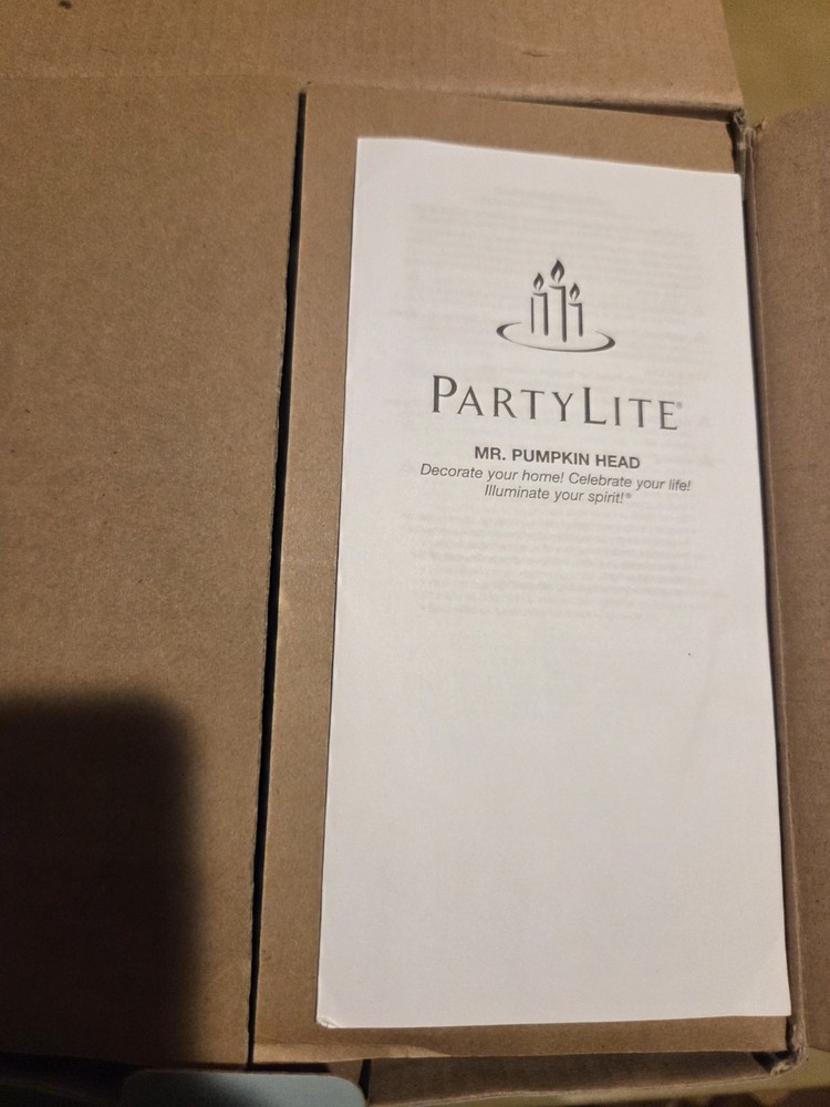 Party Lite Mr.Pumpkin Head