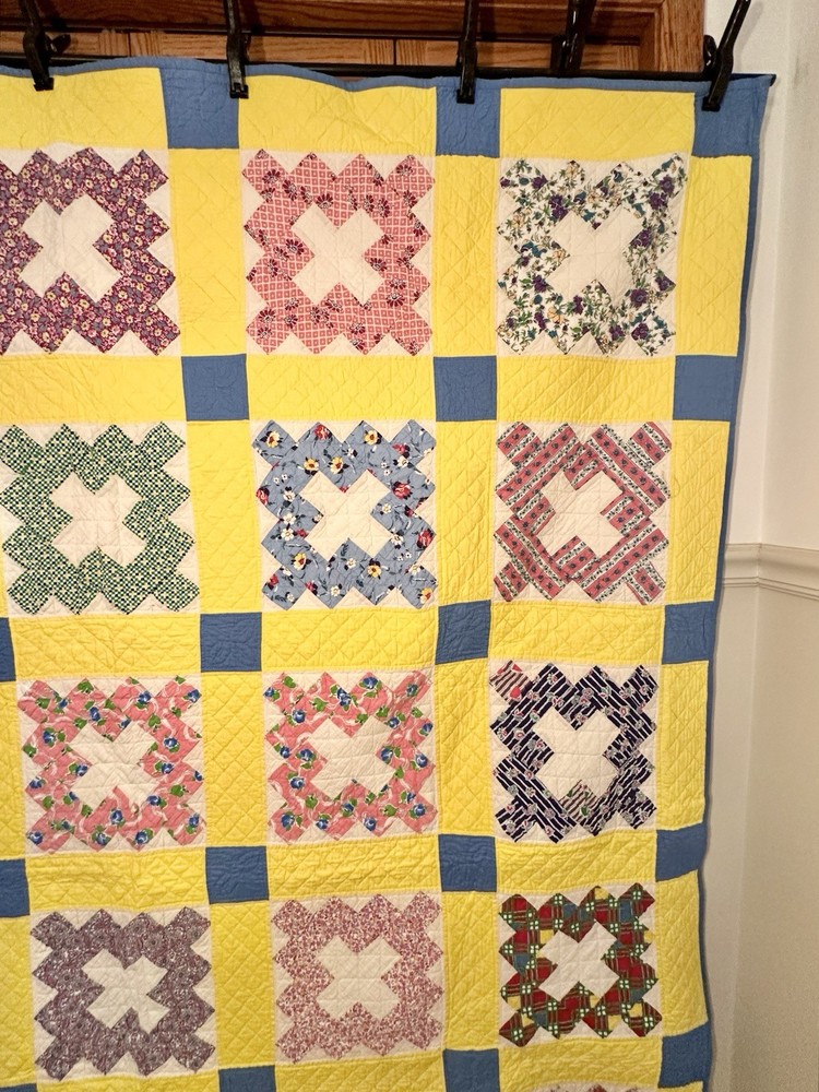 Handmade Patchwork Cotton Album Quilt
