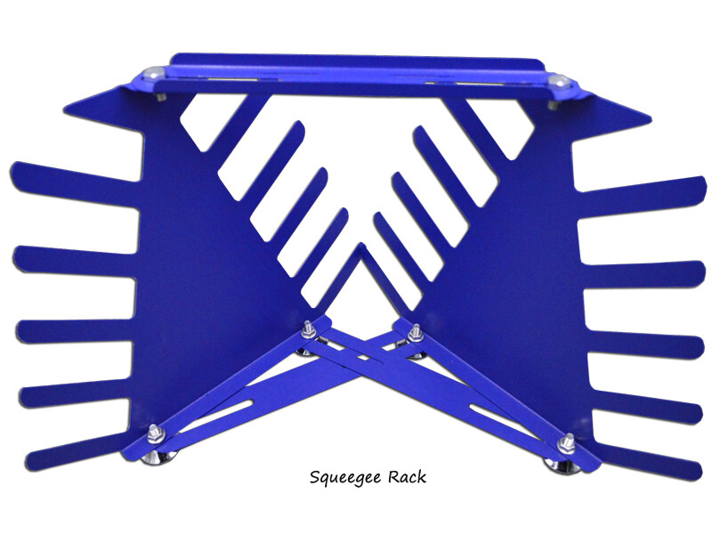 TECHTONGDA 5 Layers Desktop Screen Printing Squeegee and Scraper Rack