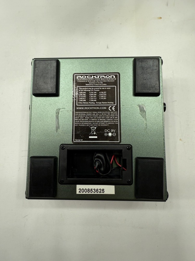 Rocktron Big Crush Compressor Sustainer Compression Guitar Effect Pedal *READ*