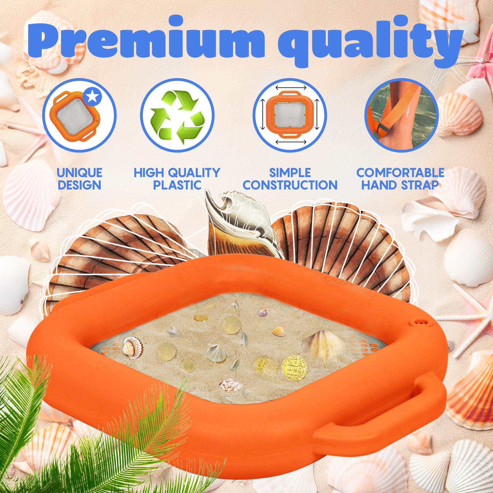 CKG Floating Shark Tooth Sifter for Fossil Hunting and Shark Teeth, Sand Sifter