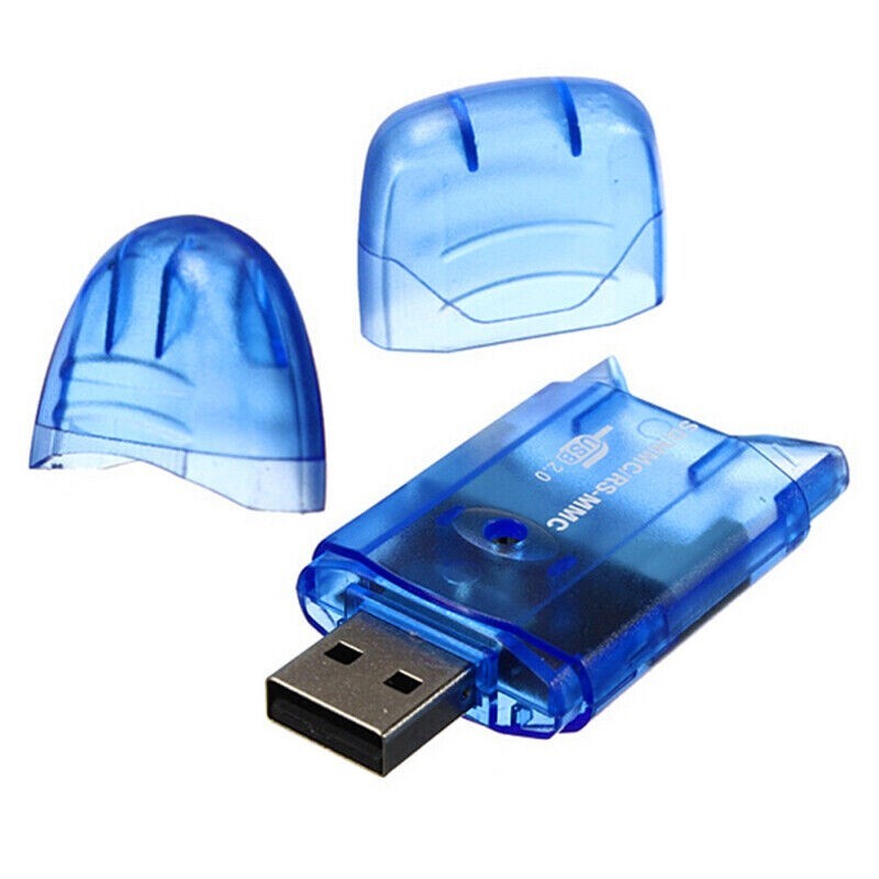 200x USB 2.0 Reader for SD HC SDHC Adaptor Memory Card Writer Adapter Portable