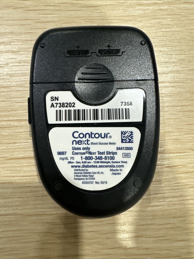 Blood Glucose Meter Contour® Next Gen 5 Second Results No Coding Required