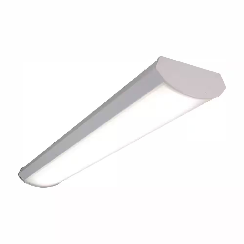 22-Watt 2 Ft. White Integrated LED Low Profile Wraparound Light