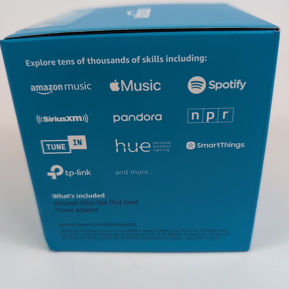 Amazon Echo Dot 3rd Generation Smart Speaker with Alexa Voice Control Charcoal