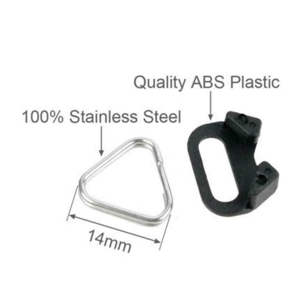 2x Camera Strap Triangle Split Adapter+Cap For Fuji Nikon Lecia Nice