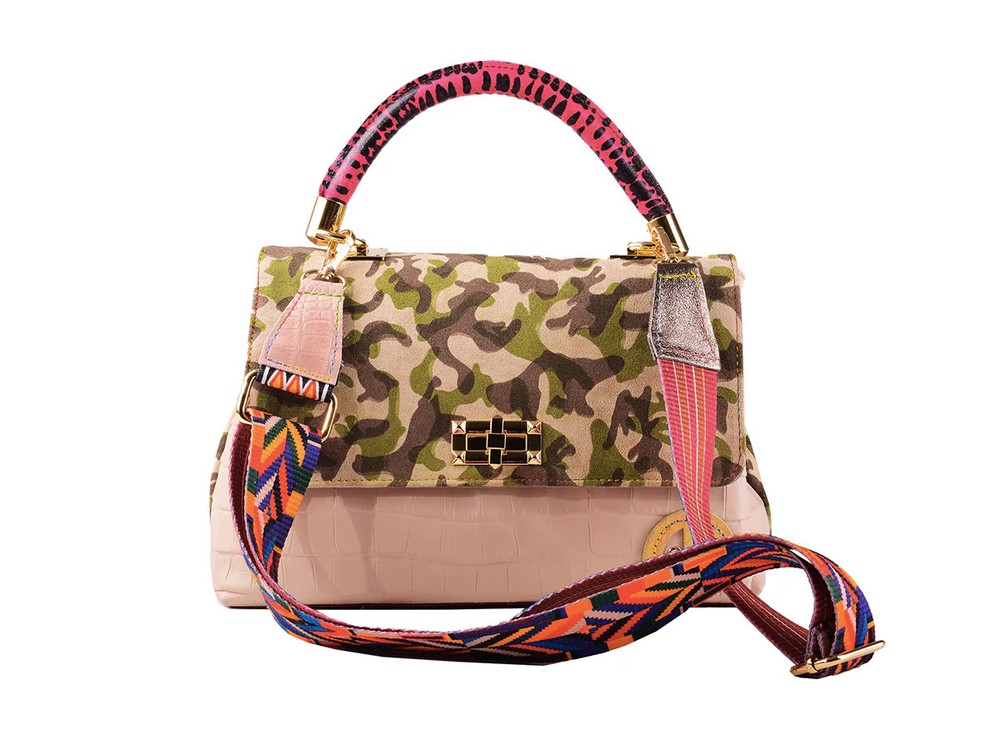 Prana 5 - Patchwork leather handbag