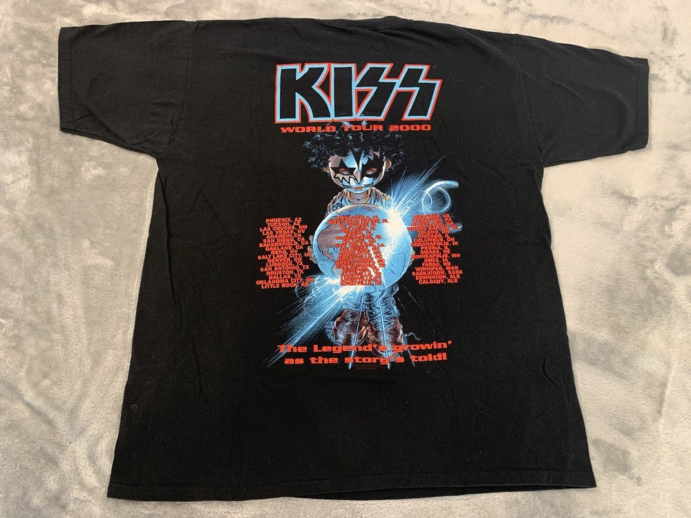 kiss farewell tour shirt 2000
