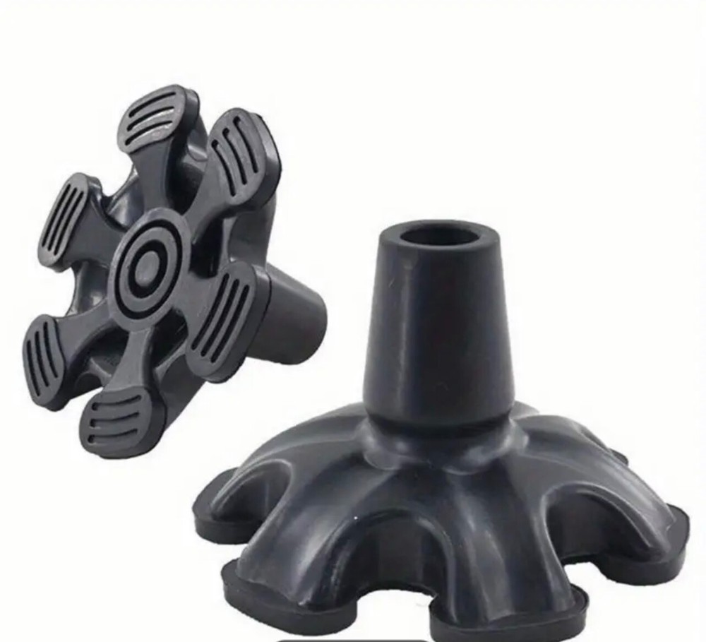 Hexagonal Cane Self-Standing Tip-Rubber Replacement Foot Pad for Walking Cane Ne