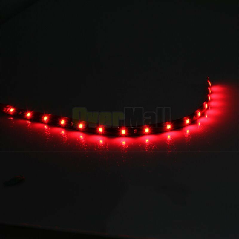 Light Strip Flexible Flat LED Waterproof Car/Boat/Motorcycle Universal 12V DC