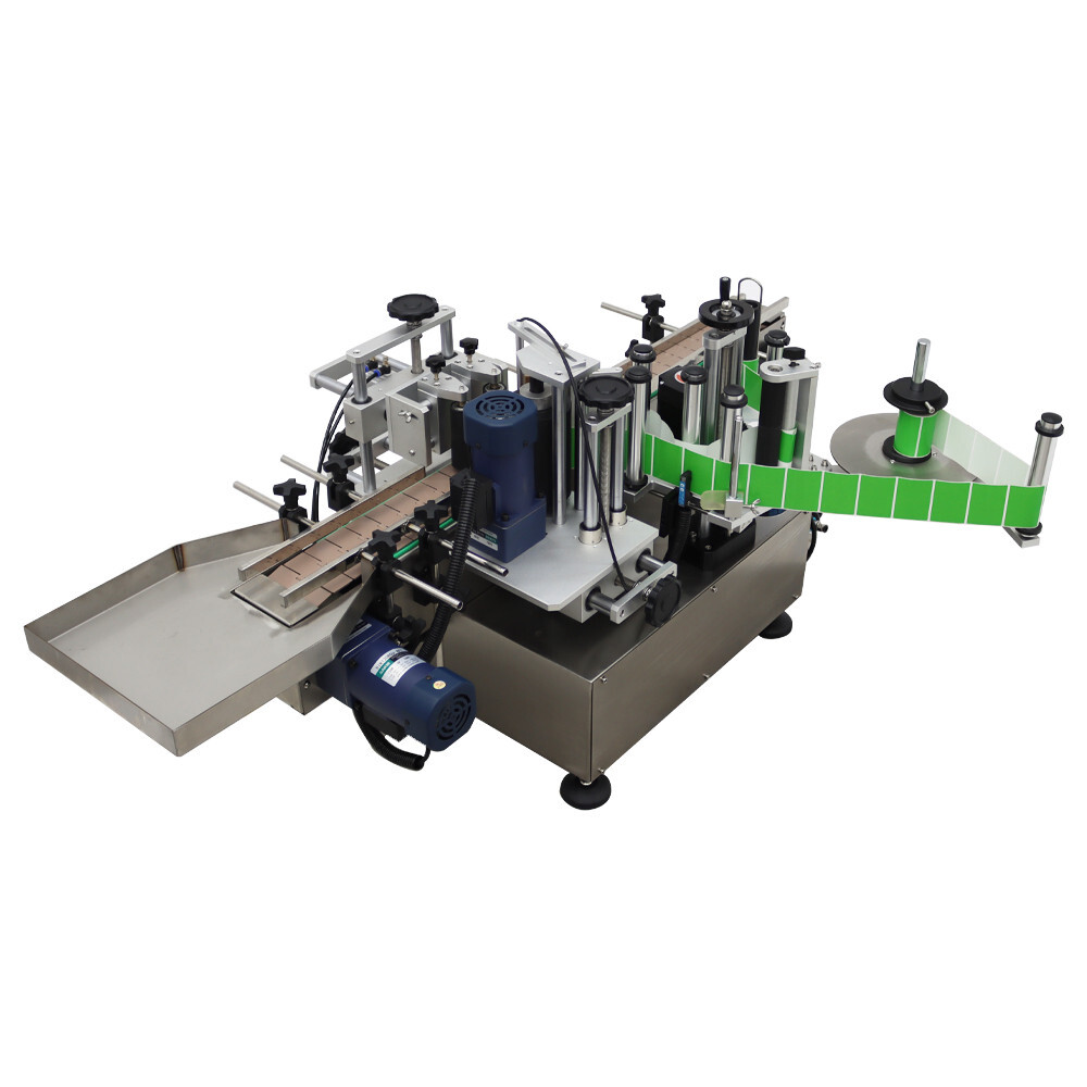 110V Automatic Desktop Conveyor Round Bottle High Speed Labeling Machine 1000W