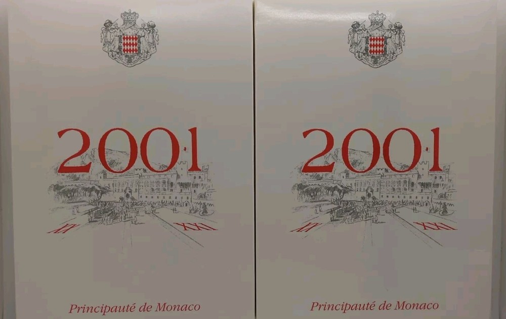 2001 Monaco Stamp Set MNH/OG