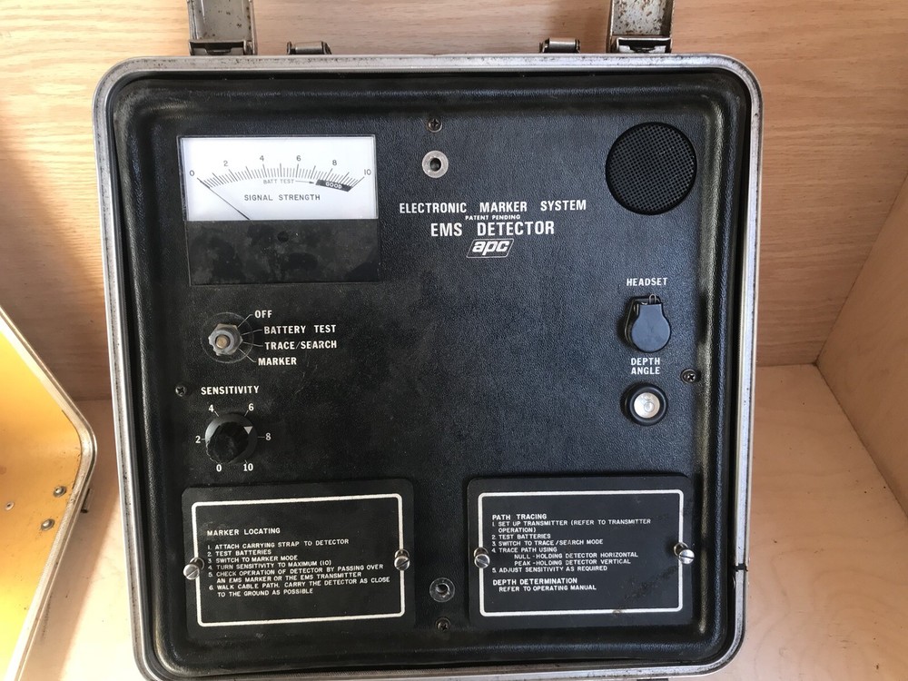 APC Water EMS Marker Locator Model 1207