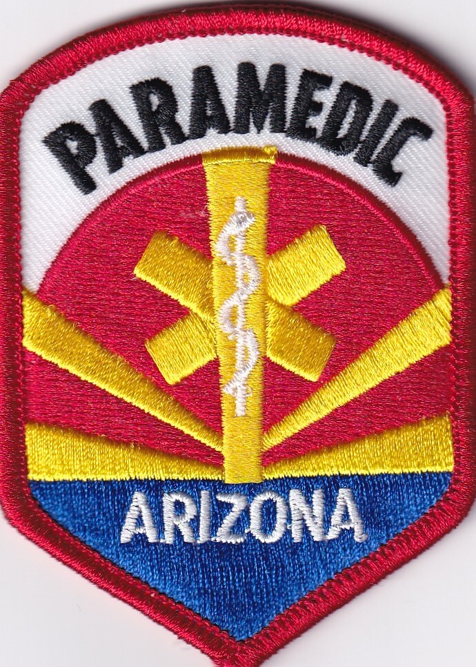 Arizona PARAMEDIC mini hat patch AZ EMS