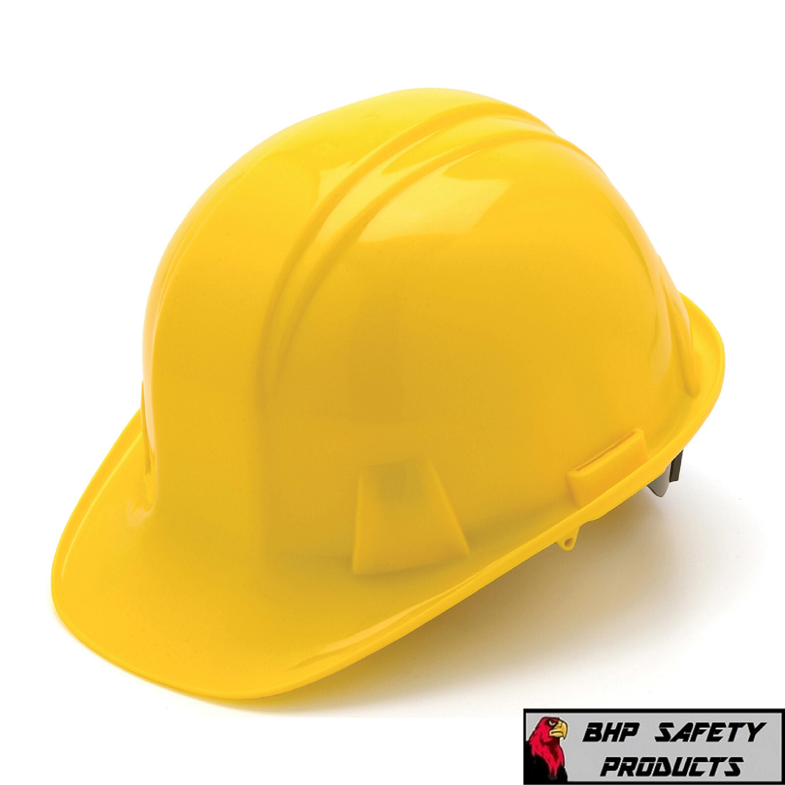 PYRAMEX CAP STYLE SAFETY HARD HAT 4-POINT RATCHET SUSPENSION CONSTRUCTION WORK