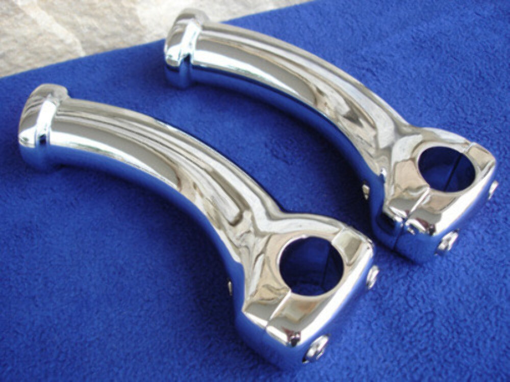 DEUCE STYLE PULLBACK RISERS  FOR  HARLEY HANDLEBARS REPLACES  OE  #  56033-00