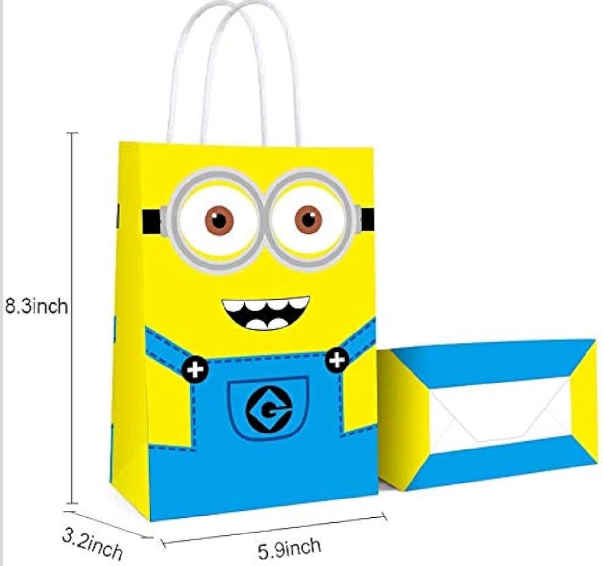 Despicable Me Minion Favor Goody Bags 16 Pack Birthday Treat Loot Sacks Party
