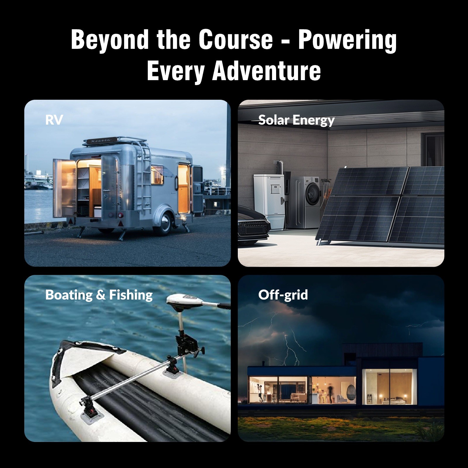 NEW 48V 100Ah LiFePO4 Lithium Battery Deep Cycle BMS For Golf Cart RV Off-grid