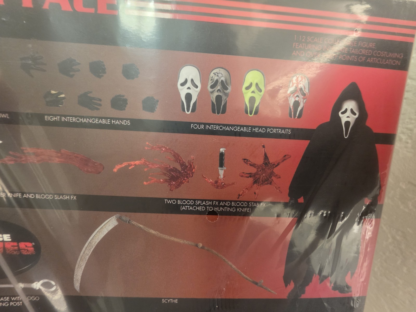 Ghostface Lives Scream One:12 Collective Action Figure SEALED NEW ! Ghost Face