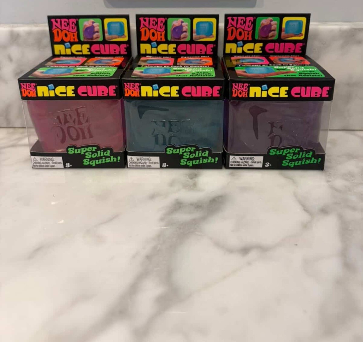 NeeDoh Nice Cube, Satisfying Square Shaped Sensory Toy