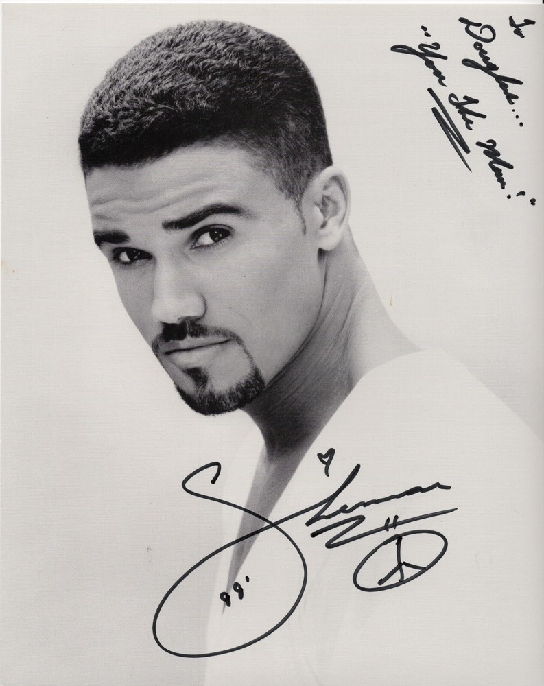 Shemar Moore Signed Photo