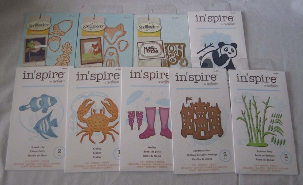 Spellbinders CUTTING DIES U Pick Design New AND Used