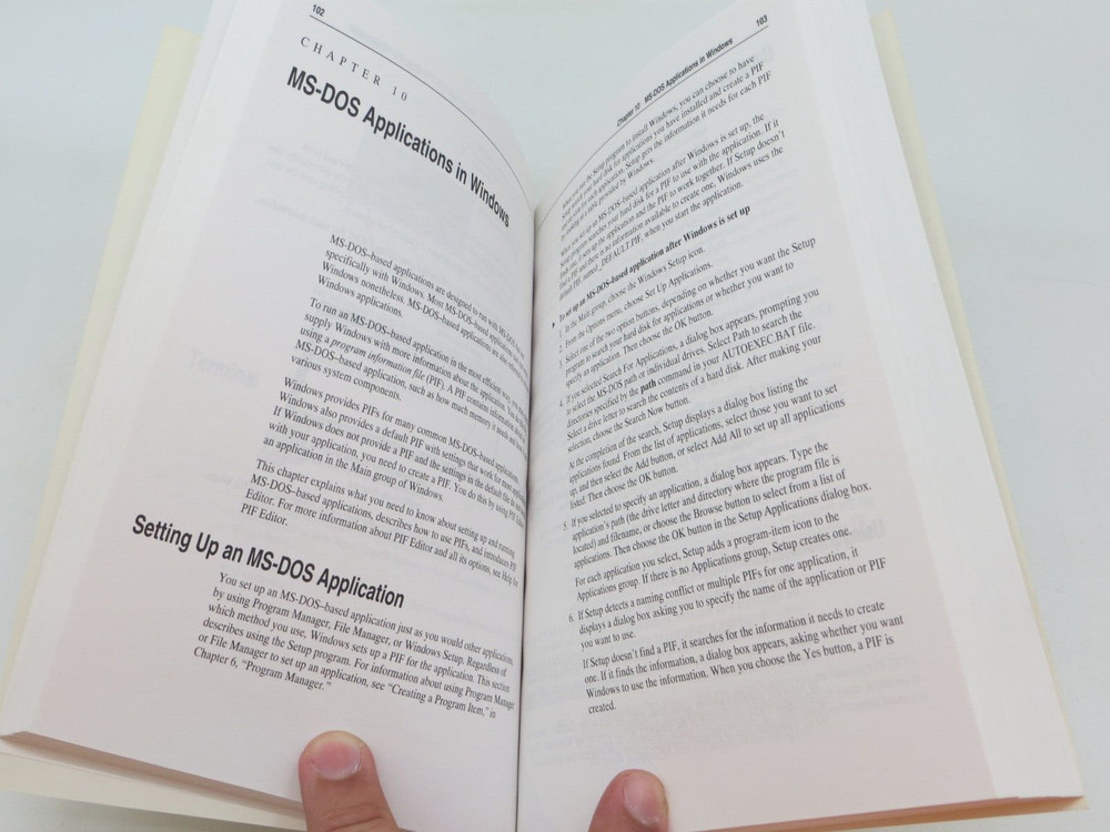 MICROSOFT WINDOWS & MS-DOS 6 User's Guide 1993 computer book vtg