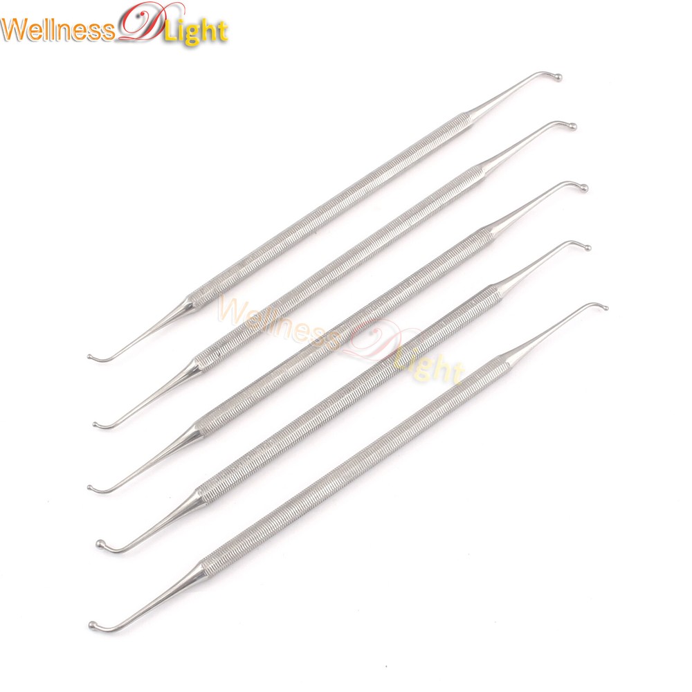 5pcs Composite Plastic & Amalgam Filling Instruments Ball Burnishers,PR-0034