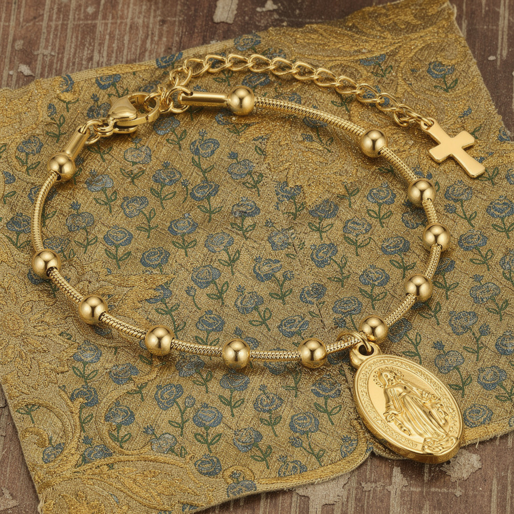 Virgin Mary Rosary Bracelet