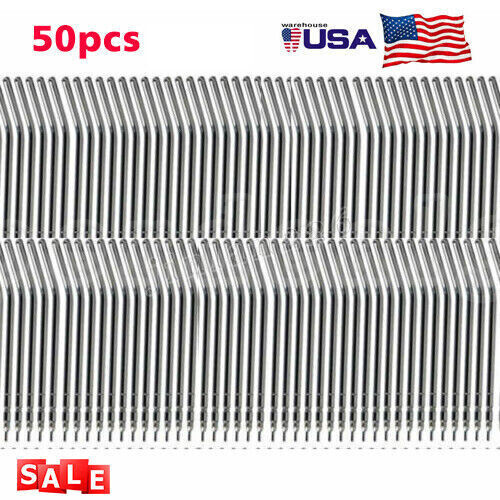 50 Pcs Dental Air Water Spray Triple Syringe Autoclavable Nozzles/Tips/Tubes USA