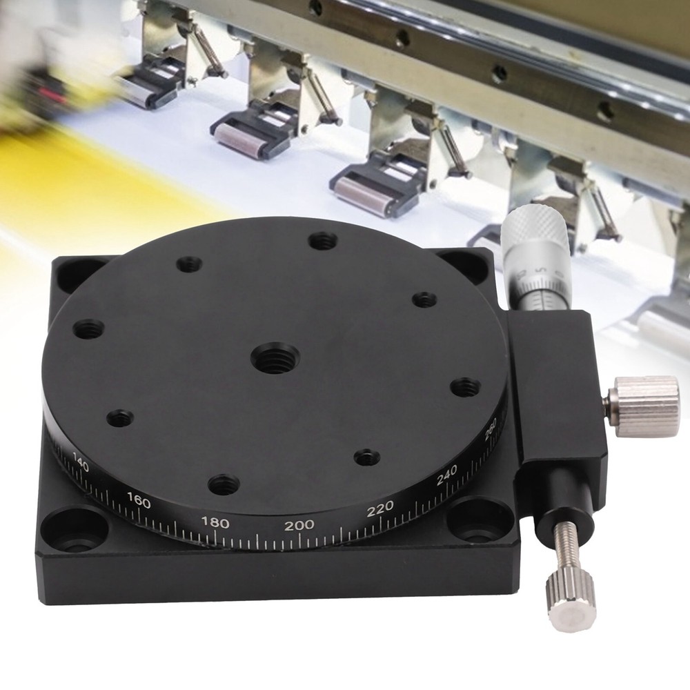 Manual Displacement Platform R Axes Rotating Linear Stage 360° Sliding Table