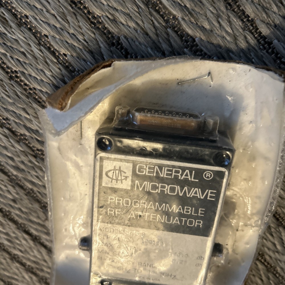 Kratos/General Microwave Programmable RF Attenuator