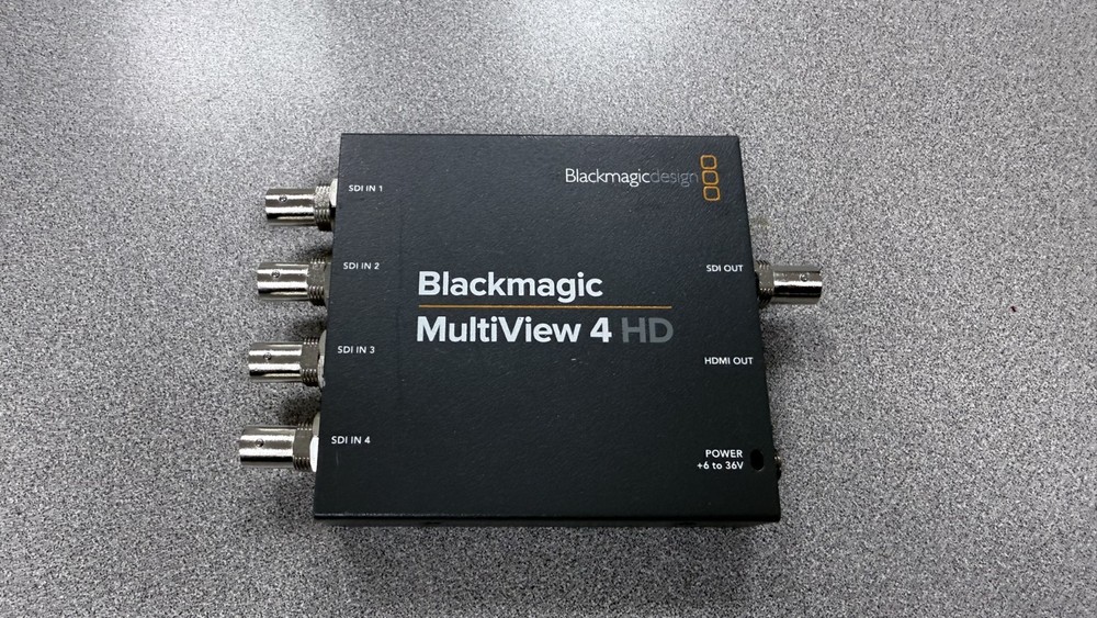 Blackmagic Design MultiView 4 HD 4x 6G-SDI Multiviewer Processor