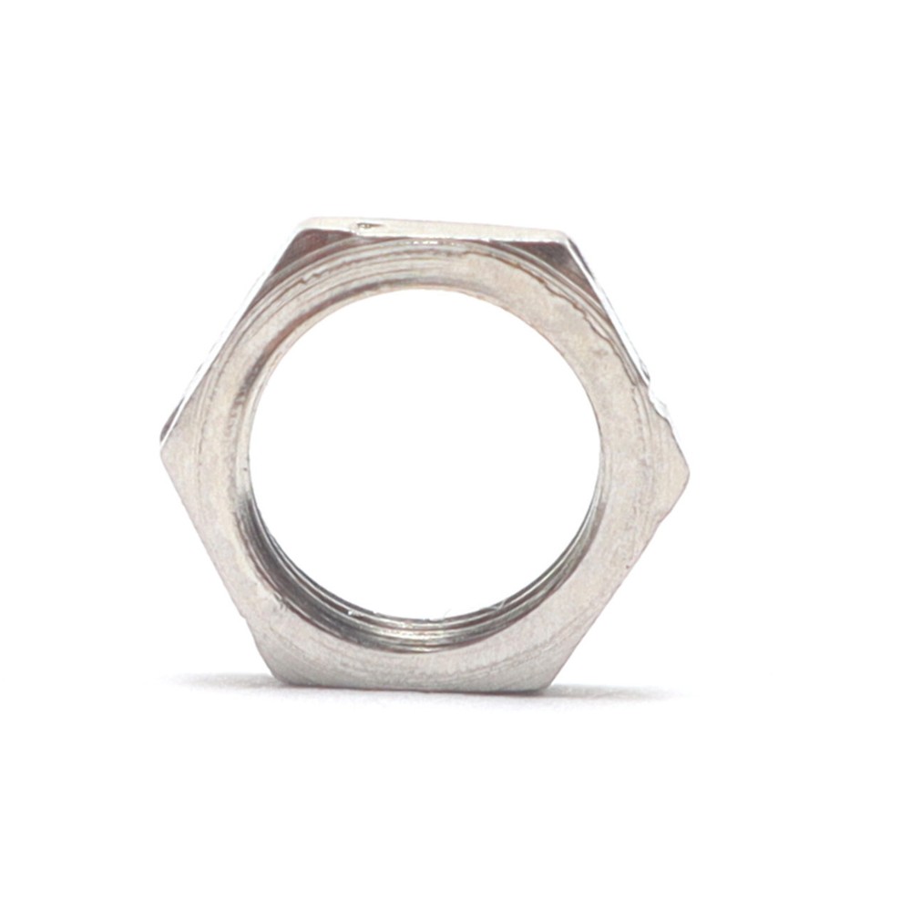 1/4-40 Mini Toggle Switch Nut, Nickel Plated, 50pcs