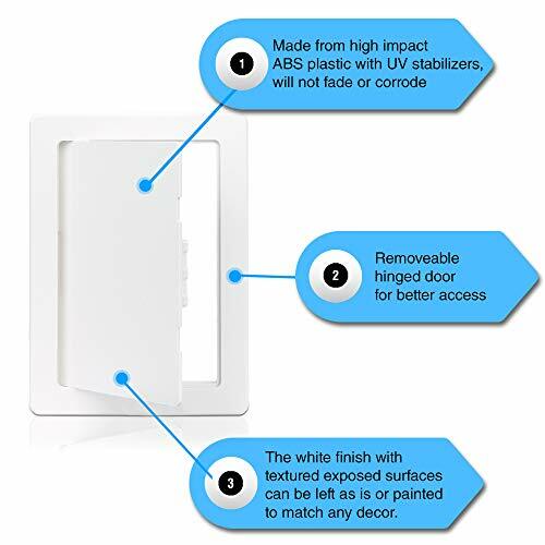 Access Panel for Drywall & Ceiling with Door, ABS Plastic for Plumbing & Electrc