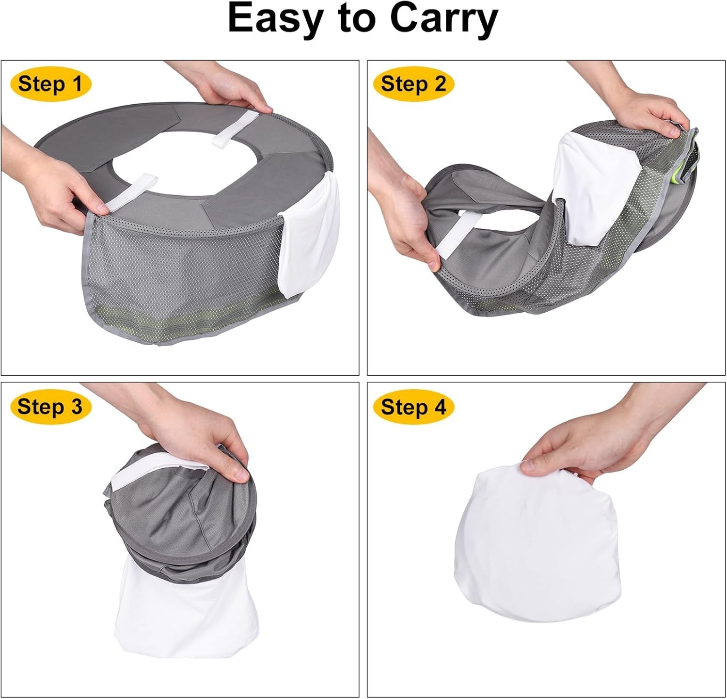 Parasol para casco con visera completa, protege tu cuello del sol, accesorios de