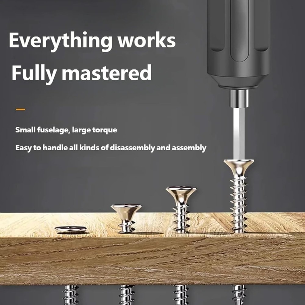 Electric Screwdriver with Features Overload Protections Intelligent Battery