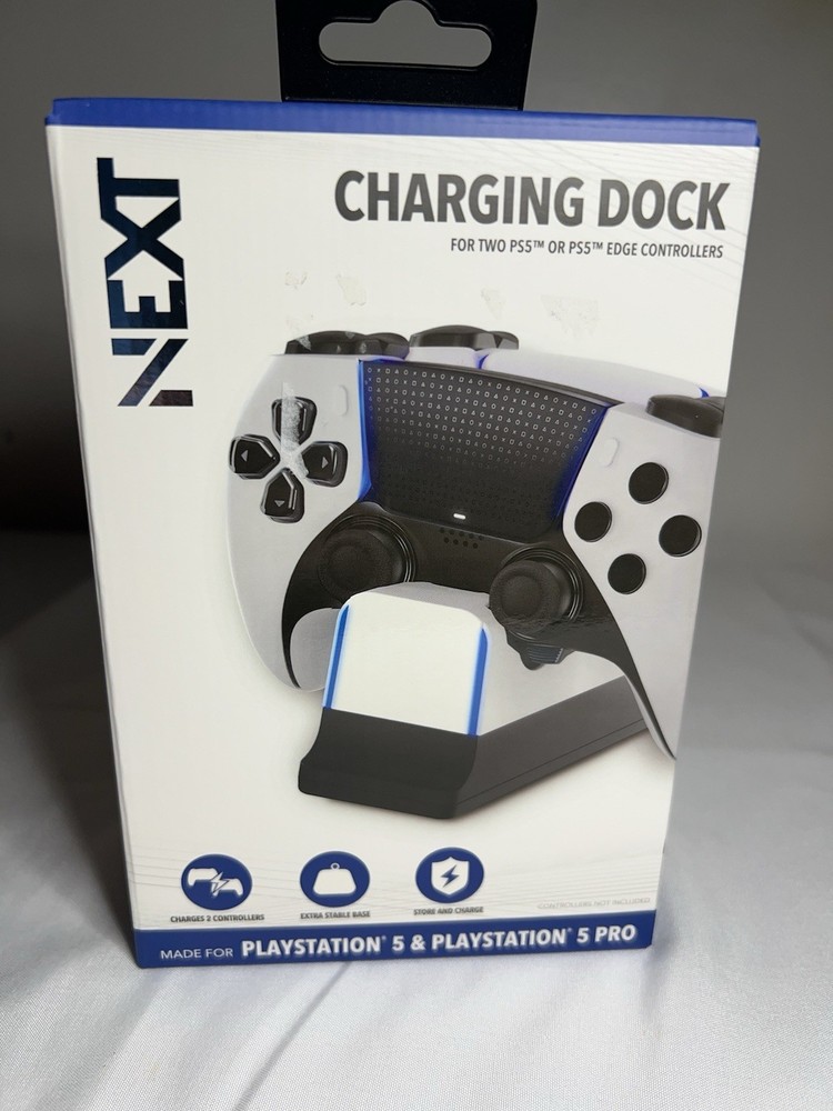 NEXT Dual Controller Charging Station for PS5 or PS5 Edge controllers