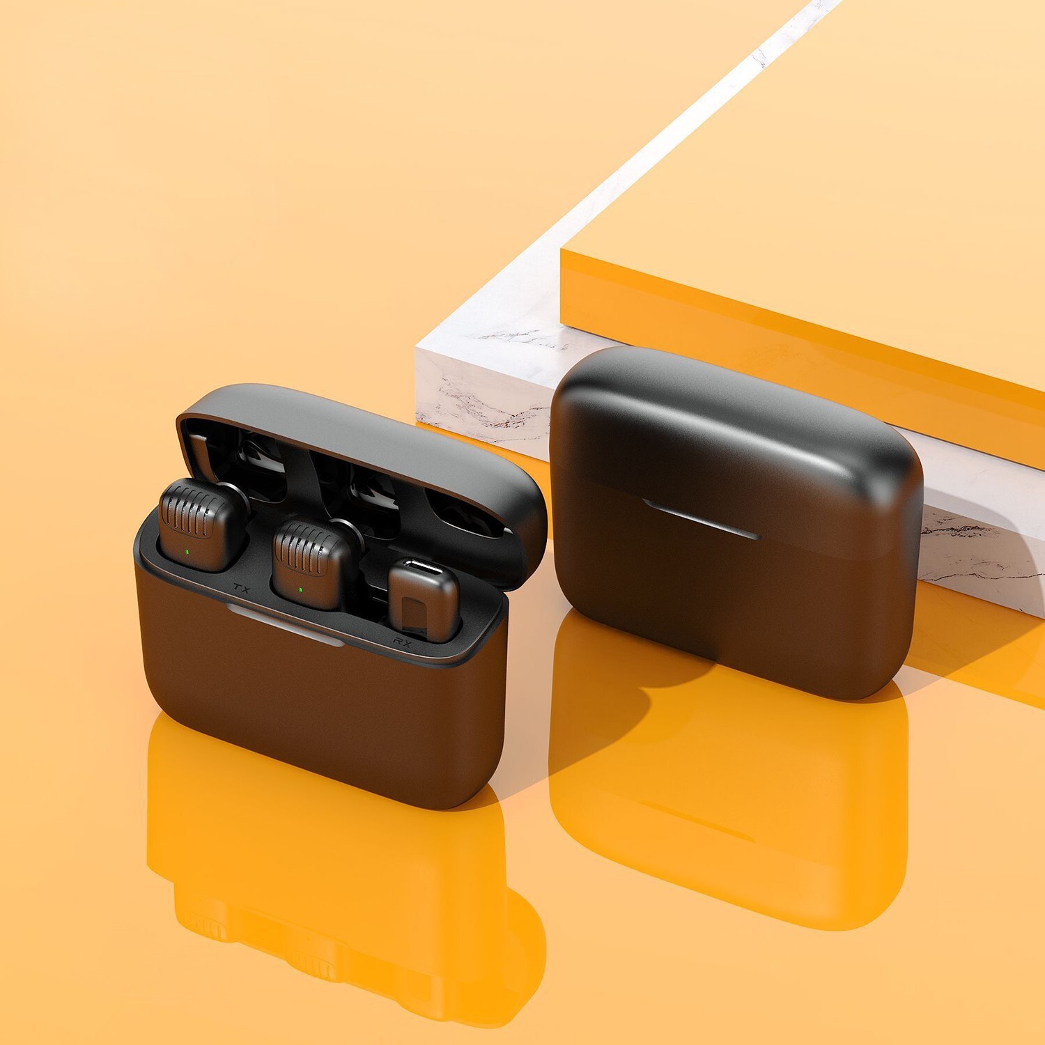 Lavalier Microphone Wireless Audio Video Recording Mini Mic For Android/iPhone