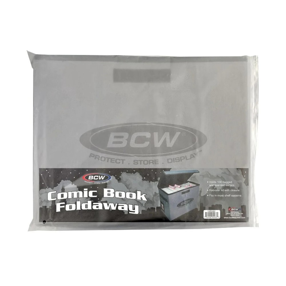 BCW Comic Book Foldaway Light-weight Collapsible Holds 125+ Comics **FIVE PACK**