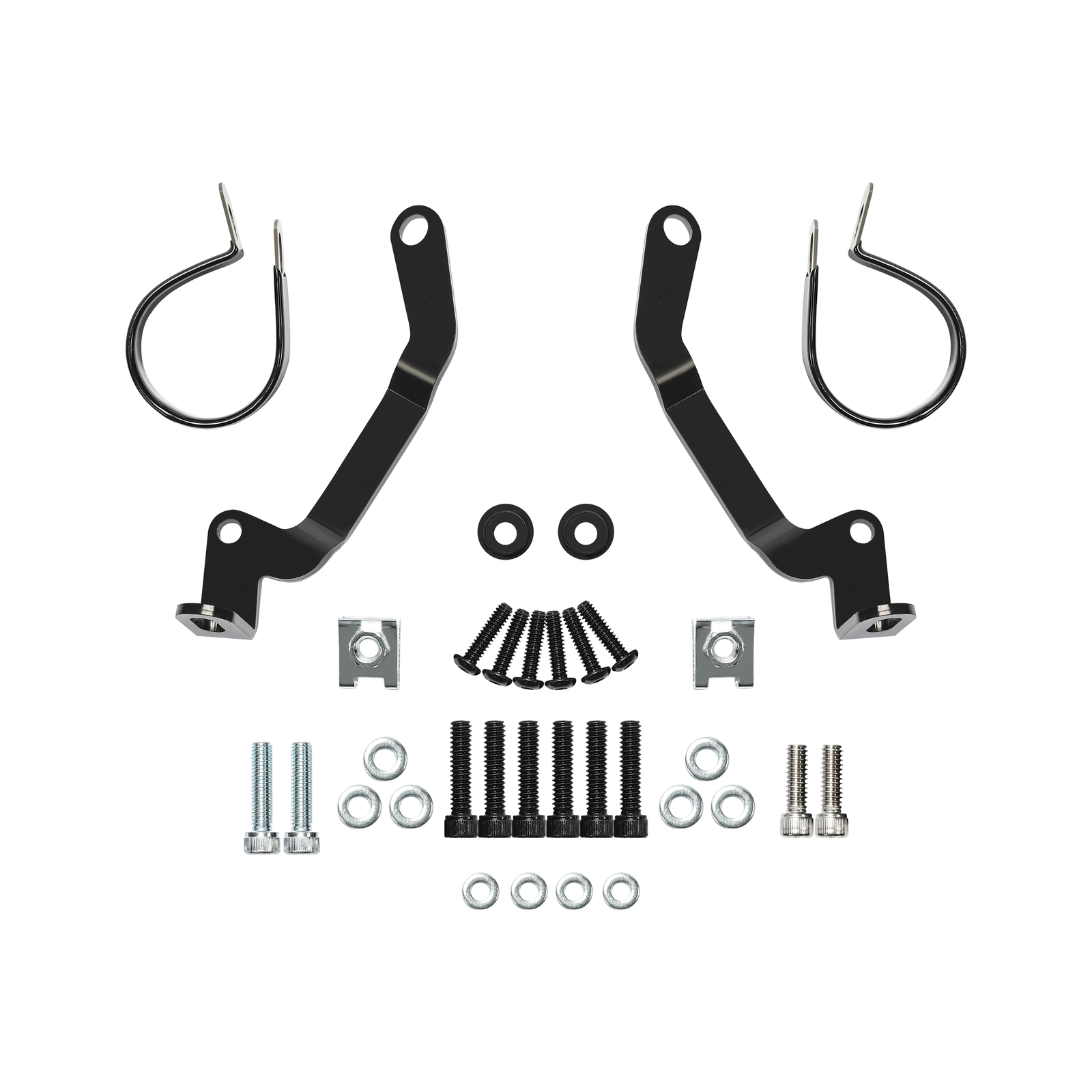 Vivid Black Fairing Chin Spoilers Cover For Harley Road Glide FLTRX FLTRXS 17-23